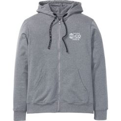 Bluza rozpinana z odblaskowymi elementami Slim Fit bonprix szary melanż. Bluzy męskie marki bonprix. Za 79.99 zł.