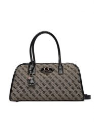 Guess Torebka Samantha HWJT23 13060 Czarny. Czarne torebki do ręki damskie Guess, z aplikacjami, z materiału, bez dodatków. Za 634.99 zł.