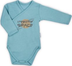 NICOL Body niemowlęce rozpinane kopertowo dla chłopca wyprawka długi rękaw Nicol Star 56. Body niemowlęce NICOL, bez wzorów, bez ramiączek. Za 35.99 zł.