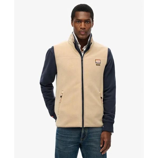 Kurtka z dresu Superdry Active. Brązowe kurtki męskie Superdry., l, z aplikacjami, z dresówki, eleganckie, bez kaptura. Za 344.20 zł.