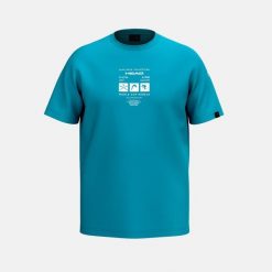 WCR T-Shirt Men. Niebieskie t-shirty męskie Head, m, bez wzorów, sportowe, bez kołnierzyka. Za 155.00 zł.