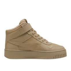 Buty Puma Carina Street Mid Wtr 398050 03 beżowy. Brązowe obuwie sportowe damskie bez wzorów, z gumy. Za 426.42 zł.