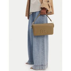 Torebka GINO ROSSI. Brązowe torebki do ręki damskie Gino Rossi, bez wzorów, klasyczne, bez dodatków. Za 279.99 zł.