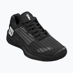 Buty do tenisa męskie Wilson Rush Pro Extra Duty. Białe buty sportowe męskie Wilson, bez zapięcia, tenisowe. Za 749.99 zł.