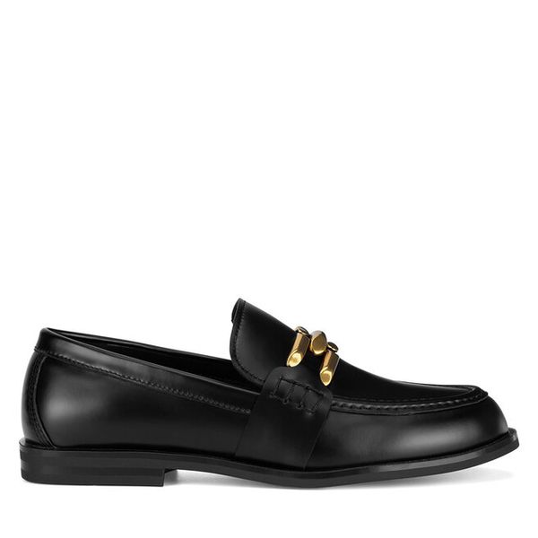 Mokasyny GINO ROSSI. Czarne mokasyny damskie Gino Rossi. Za 223.99 zł.