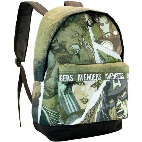 Plecak dla dzieci Karactermania Marvel Avengers Shout. Zielone torby i plecaki dziecięce Avengers, z materiału. Za 213.00 zł.