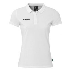 Damska koszulka polo Kempa Classic. Białe koszulki sportowe damskie Kempa, xl, bez wzorów, z materiału, bez kołnierzyka, bez ramiączek, na fitness i siłownię. Za 150.00 zł.