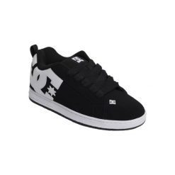 Tenisówki Dc Model Court Graffik M Kolor Czarny. Czarne trampki męskie DC Shoes, bez wzorów, ze skóry, bez zapięcia. Za 369.99 zł.