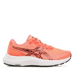 Buty do biegania Asics. Brązowe obuwie sportowe damskie Asics, bez wzorów, do biegania. Za 335.99 zł.