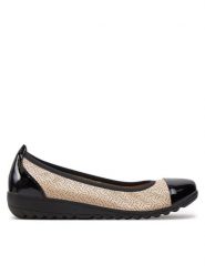 Caprice Baleriny 9-22103-42 Beżowy. Brązowe baleriny damskie Caprice, bez wzorów, ze skóry, bez obcasa. Za 165.99 zł.