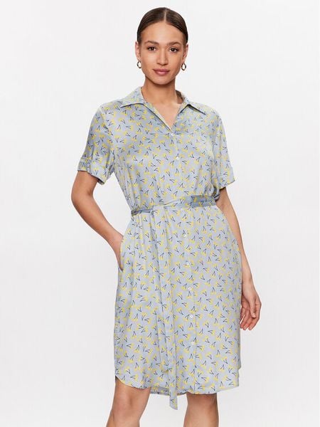 United Colors Of Benetton Sukienka codzienna 4JUZDV04D Niebieski Regular Fit. Niebieskie sukienki damskie United Colors Of Benetton, na co dzień, s, bez wzorów, z wiskozy, bez kołnierzyka, bez ramiączek, proste. Za 439.99 zł.