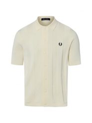 Fred Perry koszulka polo Mężczyźni Bawełna (100%) biały, L. Białe koszulki polo męskie Fred Perry, l, bez wzorów, z bawełny, bez kołnierzyka, bez ramiączek. Za 849.95 zł.