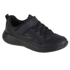 Buty do chodzenia chłopięce, Skechers Go Run 600 - Zexor. Czarne buty sportowe chłopięce Skechers, bez wzorów, bez zapięcia, trekkingowe. Za 129.99 zł.