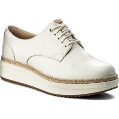 Espadryle CLARKS - Teadale Rhea 261319764 White Leather. Espadryle damskie marki Clarks. W wyprzedaży za 299.00 zł.
