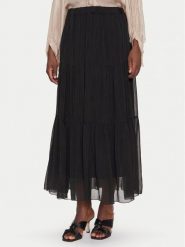 Dixie Spódnica maxi G207W007A Czarny Regular Fit. Czarne spódnice damskie Dixie, s, bez wzorów, z wiskozy, maxi. Za 319.99 zł.