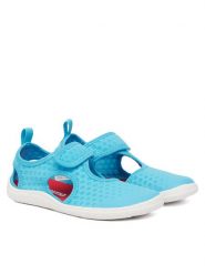 Reima Sandały Rantaan 5400067C-6150 Niebieski jasny. Niebieskie sandały chłopięce Reima, z materiału, bez zapięcia. Za 249.99 zł.