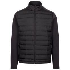 Męska Kurtka Orford Hybrid Padded Jacket. Czarne kurtki męskie Trespass, m, bez wzorów, z dzianiny, bez kaptura. Za 233.99 zł.