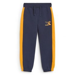 Spodnie dresowe chłopięce DIADORA JB.PANTS CUFF TWISTER S. Niebieskie spodnie sportowe dla chłopców Diadora, bez wzorów, z dresówki, sportowe, trekkingowe. Za 49.99 zł.