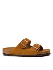 Birkenstock Klapki Arizona Bs 1009526 Brązowy. Brązowe klapki męskie Birkenstock, ze skóry. Za 349.99 zł.