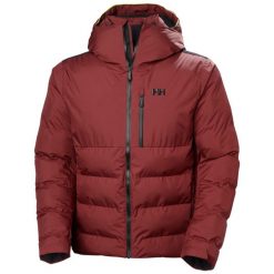Kurtka puchowa Helly Hansen Kvitfjell. Czerwone kurtki sportowe męskie Helly Hansen, na zimę, m, bez wzorów, z puchu, narciarskie. Za 1,411.00 zł.