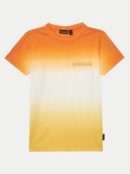 Napapijri T-Shirt S-Merse NP0A4ILFA701 S Pomarańczowy Regular Fit. Brązowe t-shirty dla chłopców Napapijri, bez wzorów, z bawełny, bez ramiączek. Za 89.99 zł.