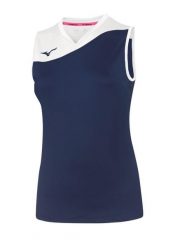 Koszulka damska Mizuno Authentic Myou. Czarne koszulki sportowe damskie Mizuno, xs, bez wzorów, z poliesteru, bez kołnierzyka, bez ramiączek, na fitness i siłownię. Za 171.00 zł.