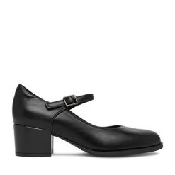 Czółenka Go Soft. Czarne czółenka damskie GO SOFT, bez wzorów, bez obcasa, bez zapięcia. Za 149.99 zł.