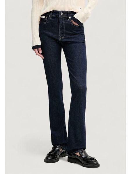 Calvin Klein Jeans Jeansy LV047D732G Granatowy Bootcut Fit. Niebieskie jeansy damskie Calvin Klein Jeans. Za 255.99 zł.