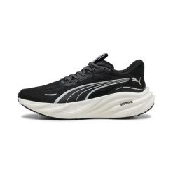 Damskie buty do biegania Puma Velocity NITRO 4. Czarne obuwie sportowe damskie Puma, bez wzorów, z dzianiny, do biegania. Za 469.00 zł.