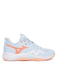 Mizuno Buty halowe Wave Momentum Pro V1GC2540 Niebieski jasny. Niebieskie obuwie sportowe damskie Mizuno, bez wzorów, z materiału. Za 419.99 zł.