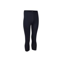 Legginsy 3/4 męskie czarne. Czarne legginsy sportowe męskie TARMAK, ze skóry. Za 39.99 zł.