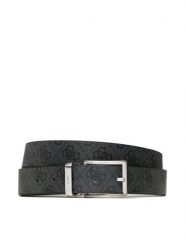 Guess Pasek Męski Vezzola Belts BM7541 LEA35 Czarny. Czarne paski damskie Guess, z aplikacjami, ze skóry. Za 179.99 zł.
