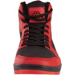 Wysokie Buty Treningowe Unisex Dla Dorosłych Z Podszewką Ze Sztucznego Futra. Czarne obuwie sportowe damskie Kappa, bez wzorów, trekkingowe. Za 259.99 zł.