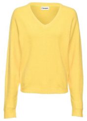 Sweter dzianinowy oversize. Niebieskie swetry damskie bonprix, bez wzorów, z dzianiny, bez kołnierzyka, bez ramiączek, bez kaptura. Za 97.99 zł.