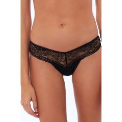 Etam - Stringi. Pomarańczowe stringi damskie Etam, z elastanu. Za 59.90 zł.