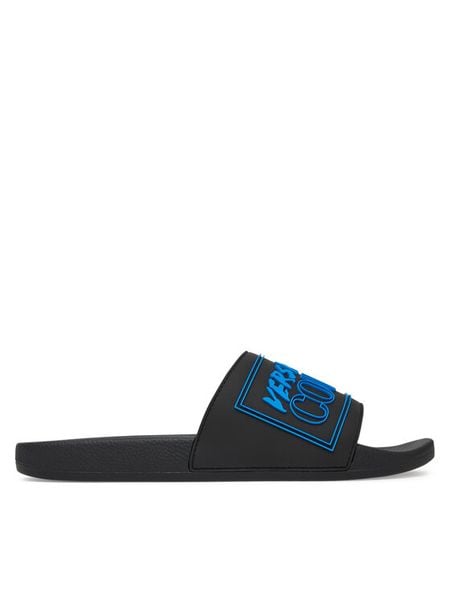 Versace Jeans Couture Klapki 0YA3SQ3 ZSC22 899 Czarny. Czarne klapki męskie Versace Jeans Couture, z jeansu. Za 329.99 zł.