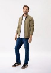 Bluza ze stójką B-VINI. Bluzy męskie Volcano, m, bez wzorów, z bawełny, bez kaptura. Za 169.99 zł.