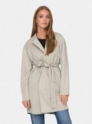 ONLY Płaszcz przejściowy Joline 15315660 Beżowy Regular Fit. Brązowe płaszcze damskie Only, m, bez wzorów, z syntetyku, bez kaptura. Za 209.99 zł.