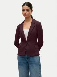 Vero Moda Marynarka Julia 10154123 Fioletowy Regular Fit. Fioletowe żakiety damskie Vero Moda, bez wzorów, z bawełny. Za 169.99 zł.
