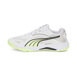 Buty do piłki ręcznej męskie PUMA Solarstrike II. Białe buty sportowe męskie Puma, z materiału, bez zapięcia, do piłki ręcznej. Za 378.00 zł.