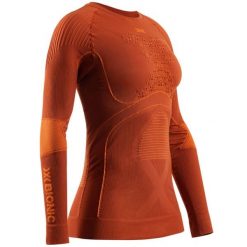 Koszulka termoaktywna damska X-Bionic Energy Accumulator 4.0 Orange. Brązowe koszulki sportowe damskie X Bionic, bez wzorów, bez kołnierzyka, bez ramiączek, trekkingowe. Za 420.00 zł.