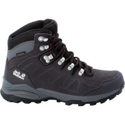 Buty trekkingowe damskie Jack Wolfskin Refugio Texapore Mid. Szare obuwie sportowe damskie Jack Wolfskin, bez wzorów, z gumy, trekkingowe. Za 449.99 zł.