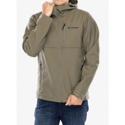 Kurtka softshell męska Columbia Ascender II Hooded Softshell Jacket. Zielone kurtki męskie Columbia, m, bez wzorów, z softshellu, sportowe, bez kaptura. Za 319.99 zł.