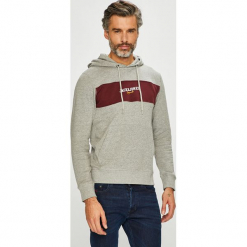 Jack & Jones - Bluza. Szare bluzy męskie Jack & Jones, z nadrukiem, z bawełny. Za 149.90 zł.
