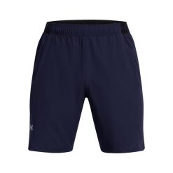 Spodenki Męskie Treningowe Under Armour Vanish Woven Shorts. Niebieskie krótkie spodenki sportowe męskie Under Armour, m, bez wzorów, z materiału, na fitness i siłownię. Za 109.00 zł.