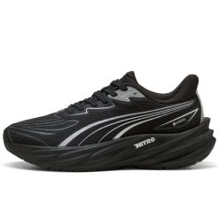 Buty Do Biegania Puma Velocity Nitro 5 Gtx Wns Damskie. Czarne obuwie sportowe damskie Puma, bez wzorów, z gore-texu, do biegania. Za 688.99 zł.