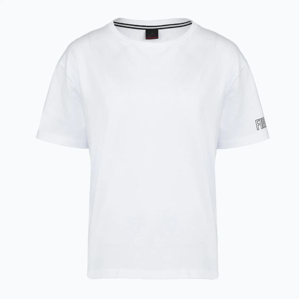 Koszulka damska BOGNER FIRE+ICE Cara. Białe t-shirty damskie l, bez wzorów, z bawełny, klasyczne, bez kołnierzyka. Za 359.99 zł.