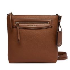 Torebka MICHAEL Michael Kors. Brązowe listonoszki damskie MICHAEL Michael Kors, bez wzorów, bez dodatków. Za 1,049.00 zł.