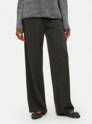 Vero Moda Spodnie materiałowe Berlin 10318454 Szary Wide Leg. Szare spodnie materiałowe damskie Vero Moda, xs, bez wzorów, z materiału. Za 129.99 zł.