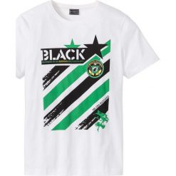 T-shirt Slim Fit bonprix biały. T-shirty męskie marki Giacomo Conti. Za 24.99 zł.